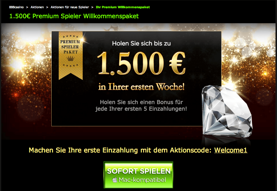 Online casino 1500 free
